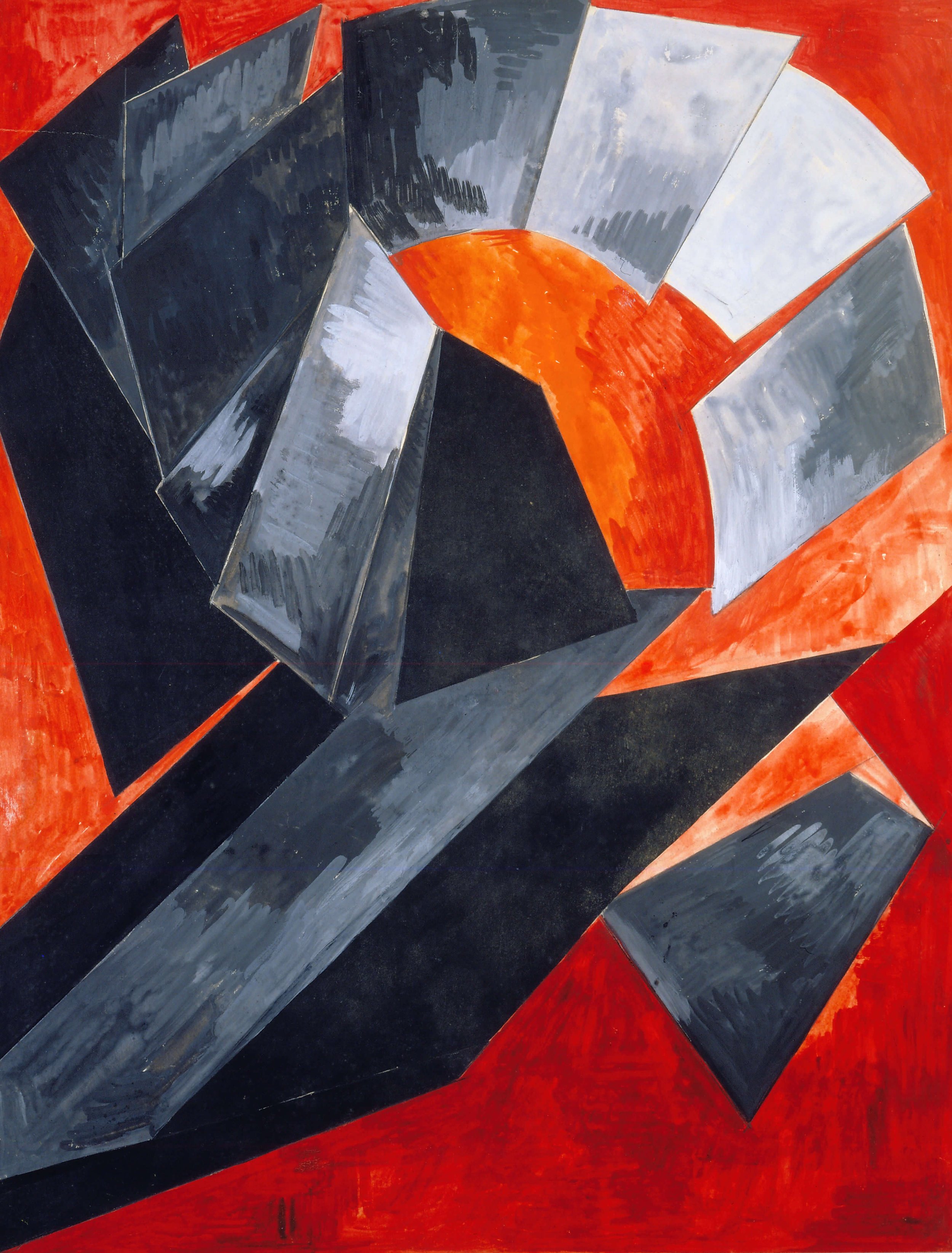 Exter Alexandra, Abstract Composition, 1916, gouache and mixed media on paper, 66 x 50.8 cm. (23.625 x 20 in.).jpg