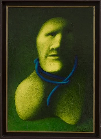 Tselkov Oleg, Bust, 1979, oil on canvas, 28.7 x 19.7 in (73 x 50 cm).jpg