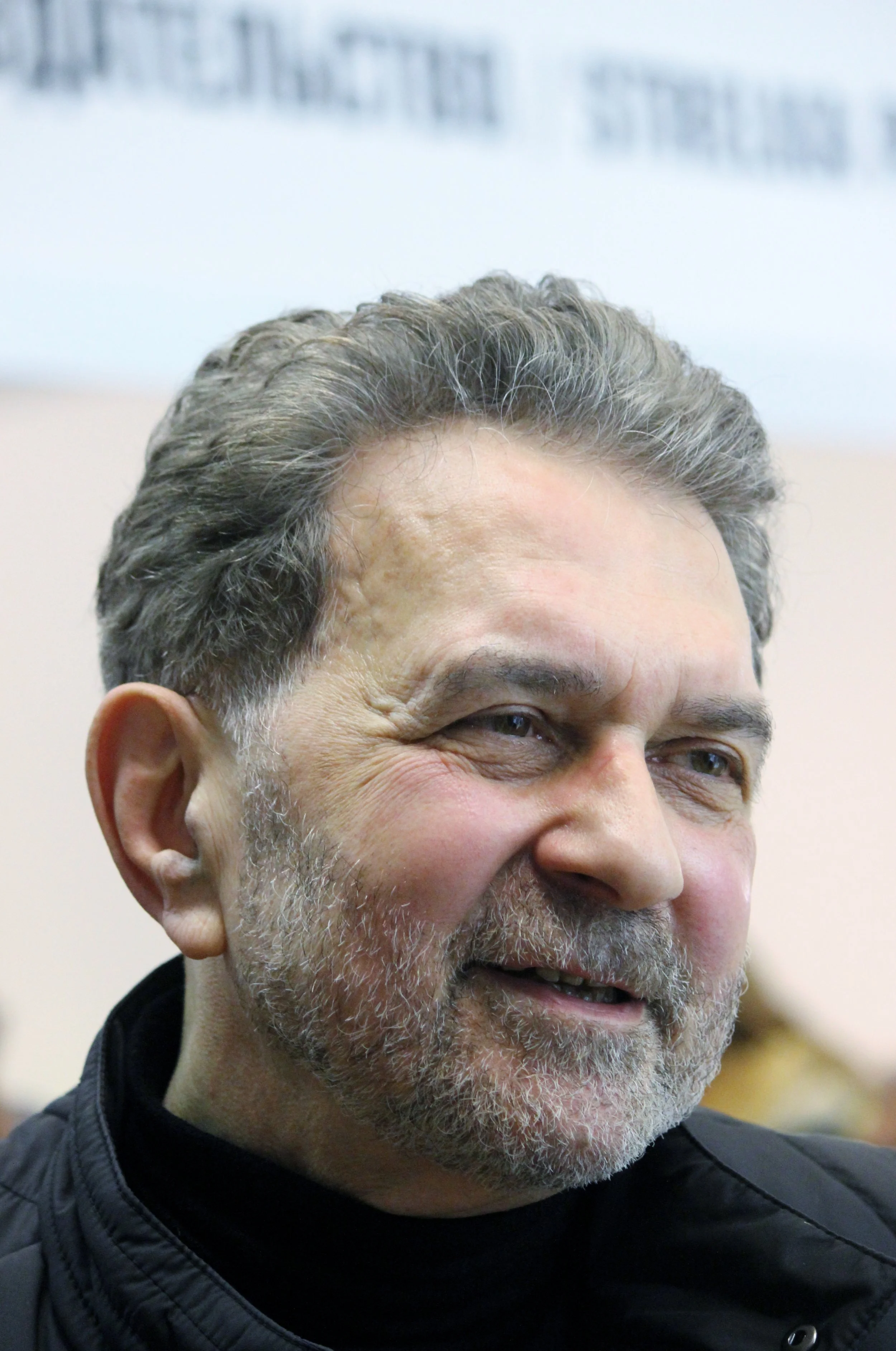 Color Photograph of the artist, Grisha Bruskin in midlife