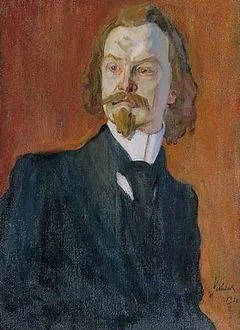 painted portrait of the artist Nikolai Ulyanov