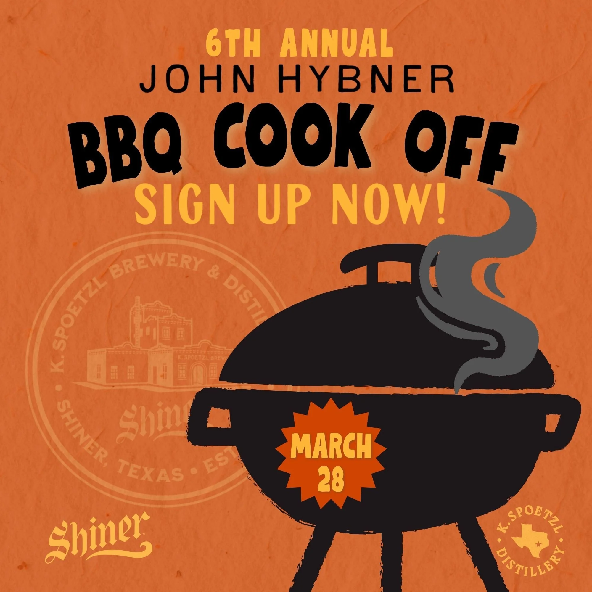 6th Annual John Hybner BBQ Cook Off at Spoetzl Brewery | Shiner, TX