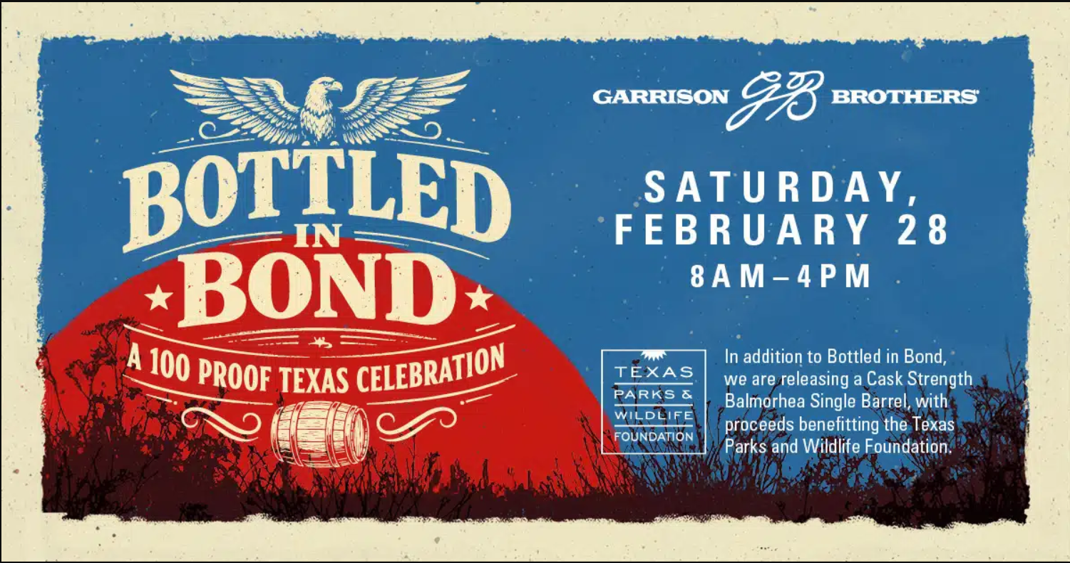 Garrison Brothers Bottled in Bond Release Day in Hye, Texas (2026)