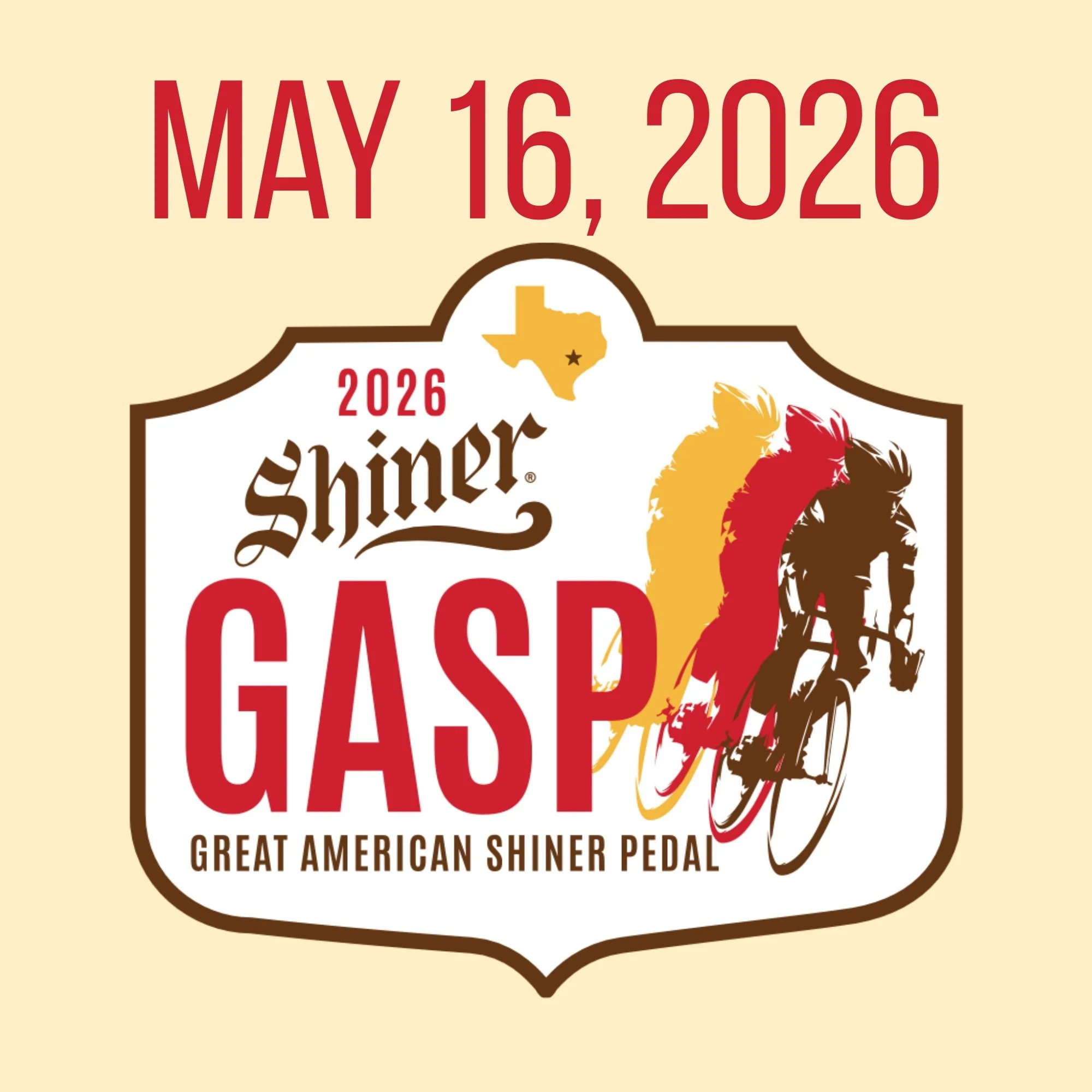 Shiner GASP 2026 Cycling Event at Spoetzl Brewery | Shiner TX Distillery Event