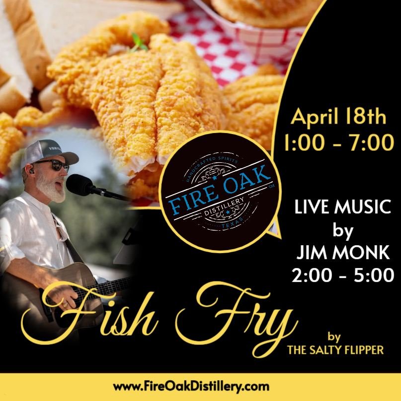 Fish Fry at Fire Oak Distillery | Liberty Hill TX Distillery Event