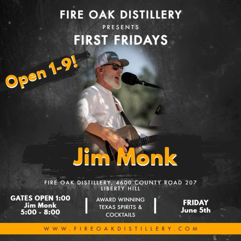 First Friday at Fire Oak Distillery in Liberty Hill, TX