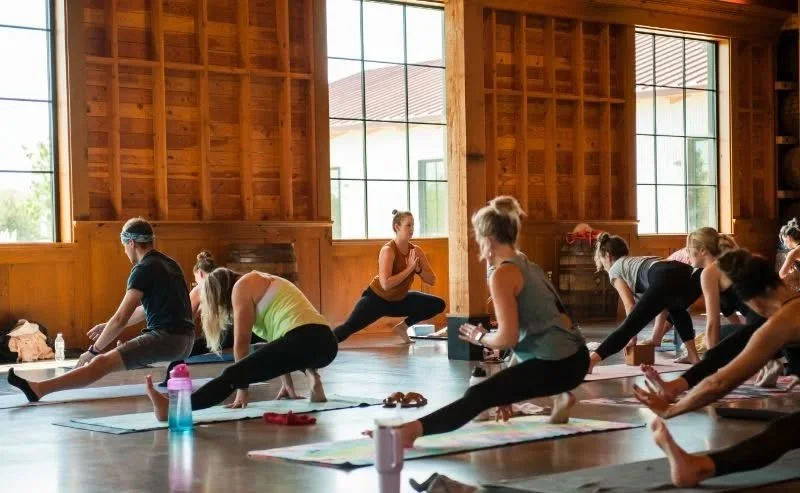 Yoga at TX Whiskey Ranch in Fort Worth, TX