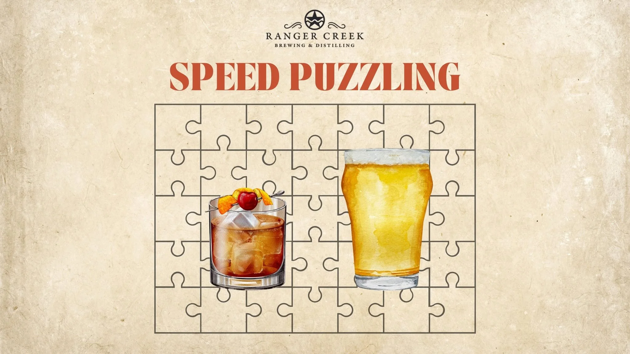 Speed Puzzling in San Antonio, TX | Ranger Creek Distillery
