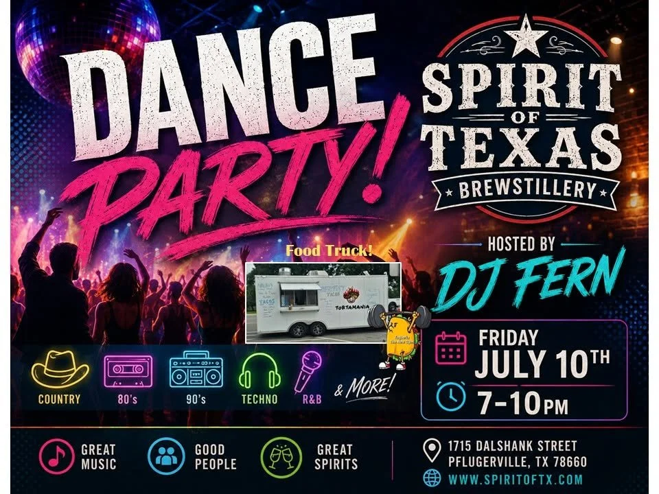 Dance Party in Pflugerville, TX | Spirit of Texas Distillery