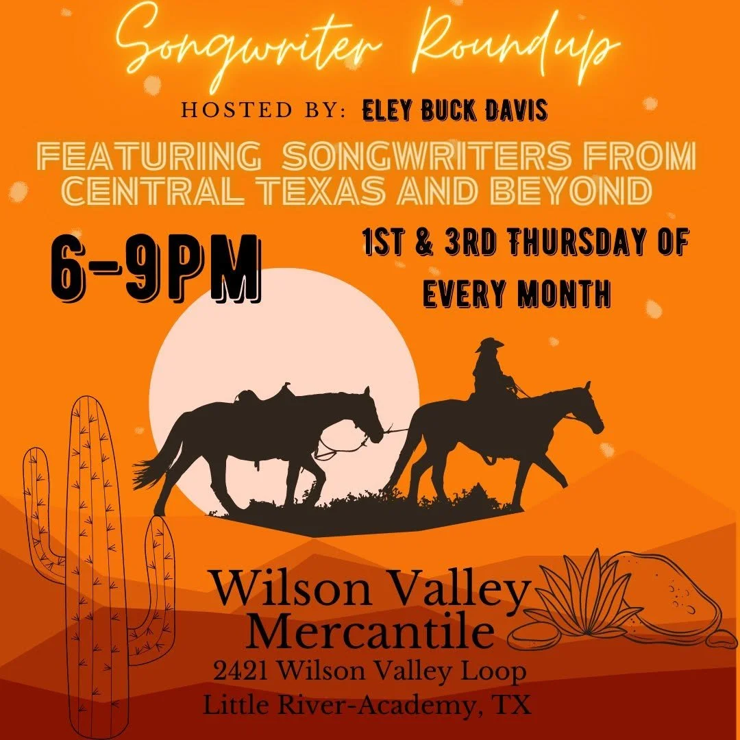 Songwriter Roundup with Eley Buck Davis | Wilson Valley Mercantile
