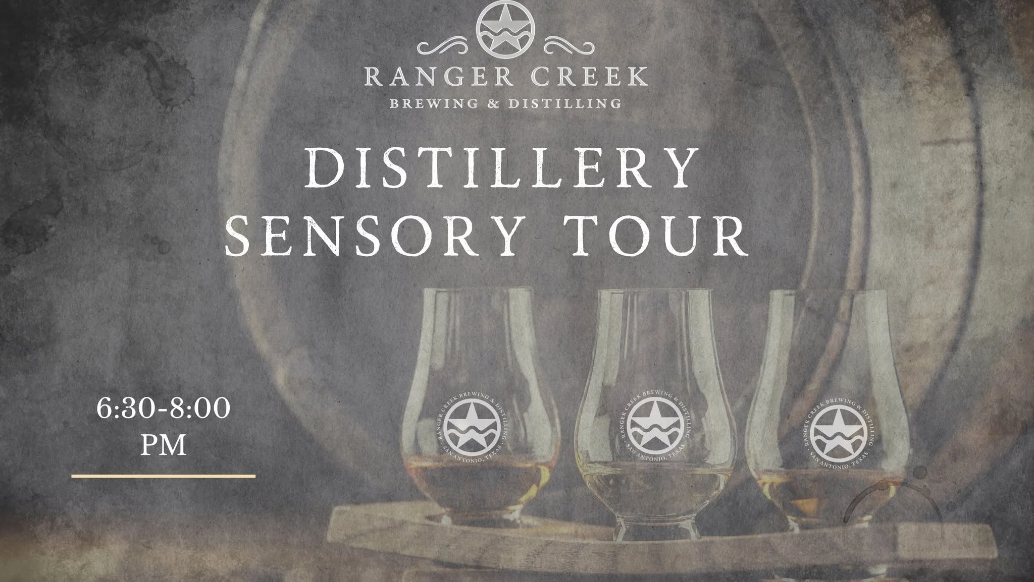 Ranger Creek Sensory Tour | Texas Whiskey Tour in San Antonio