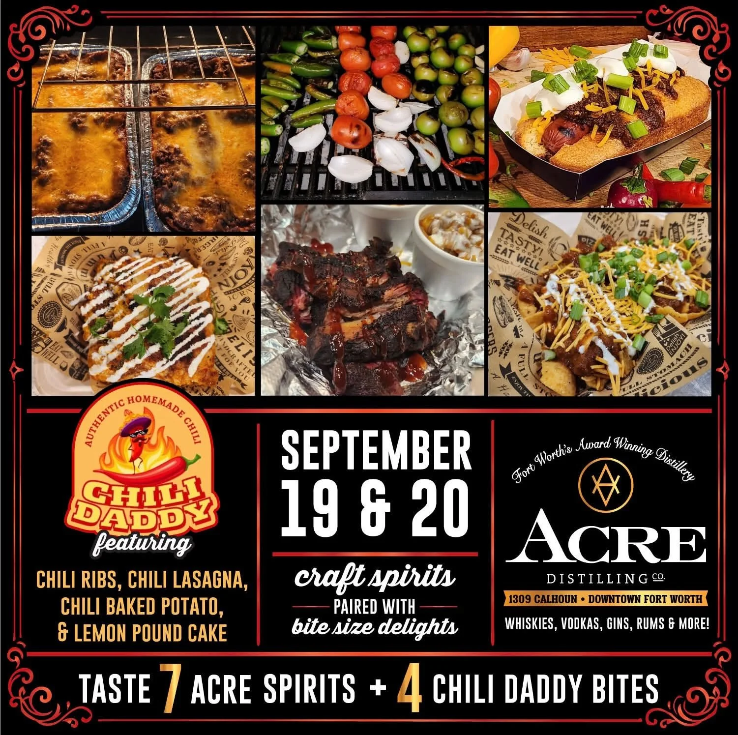 Chili Daddy Pairing at Acre Distilling | September 2026