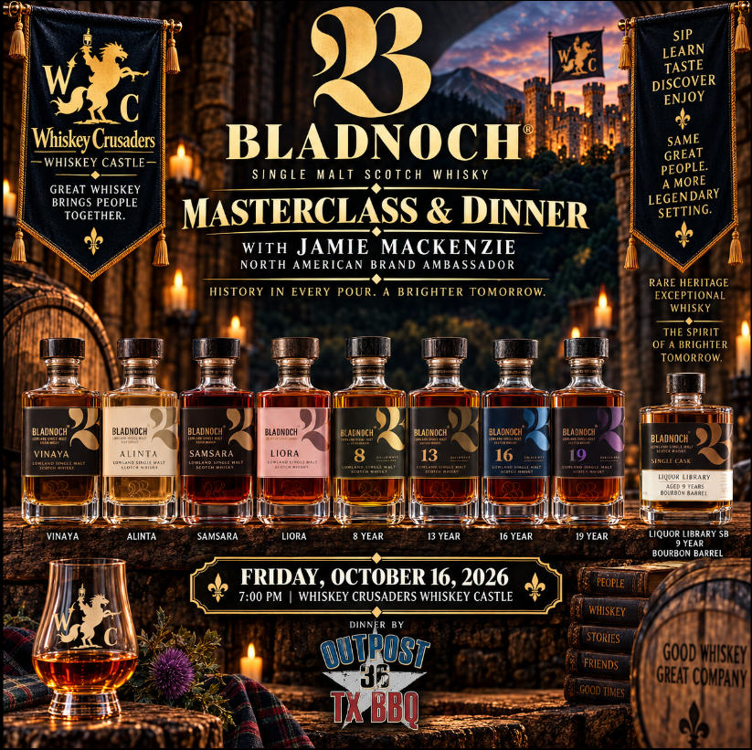 Bladnoch Scotch Masterclass & Dinner | Hurst, TX