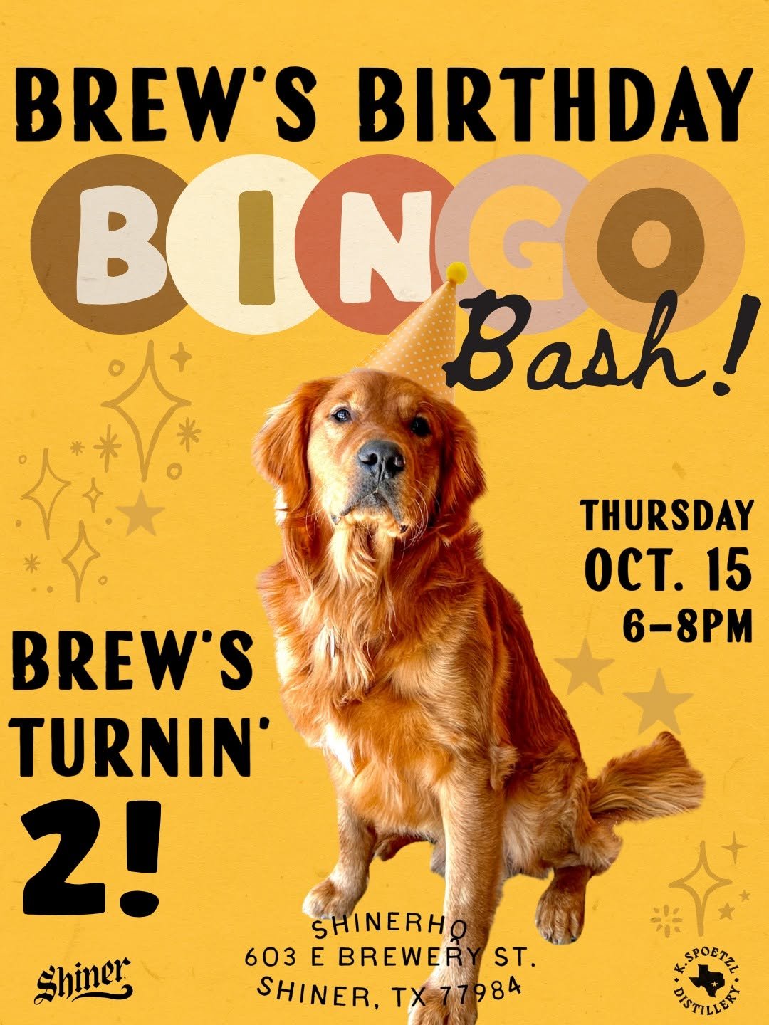 Brew's Birthday Bingo at K. Spoetzl Distillery | Shiner