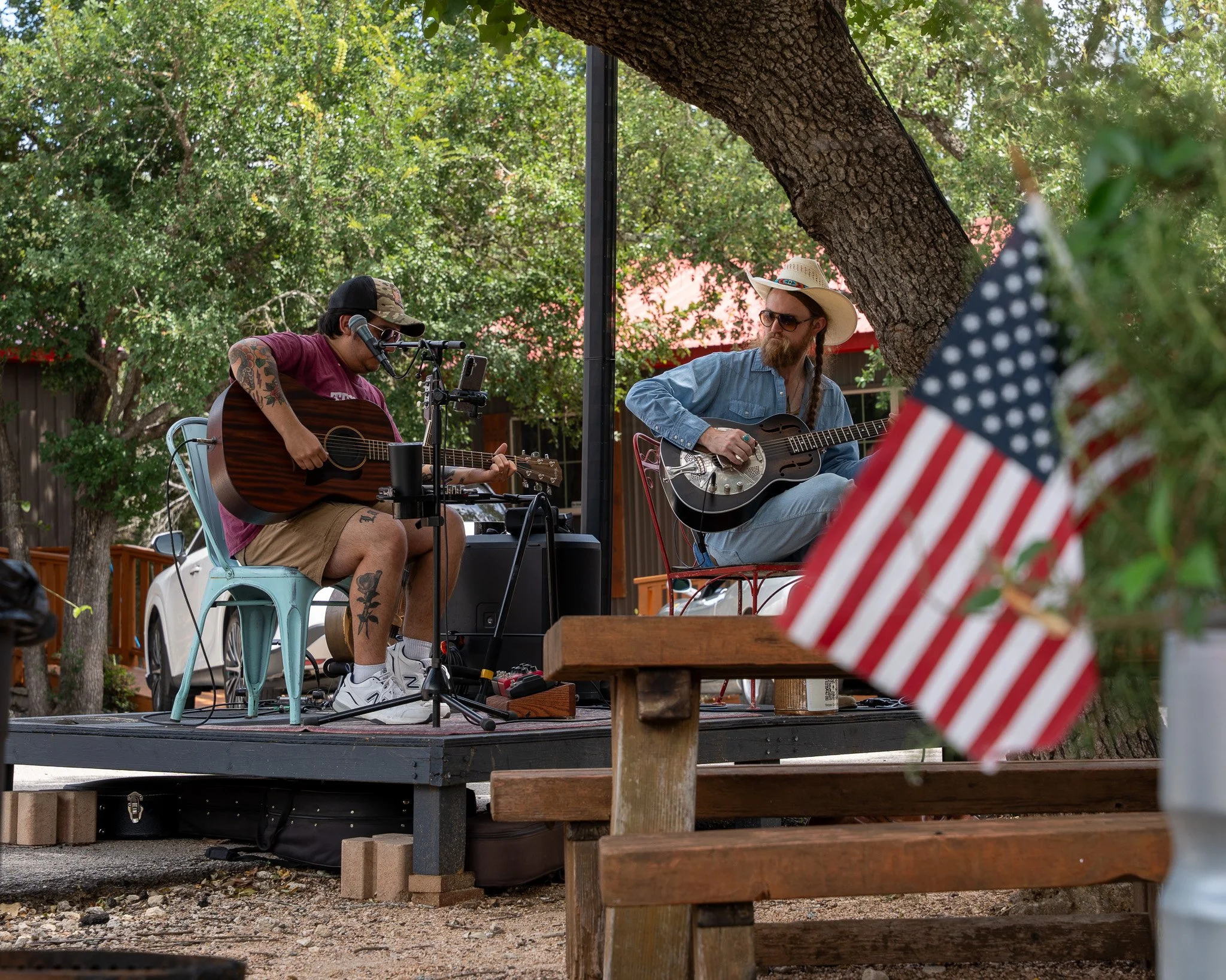 Live music at Chapline Distillery