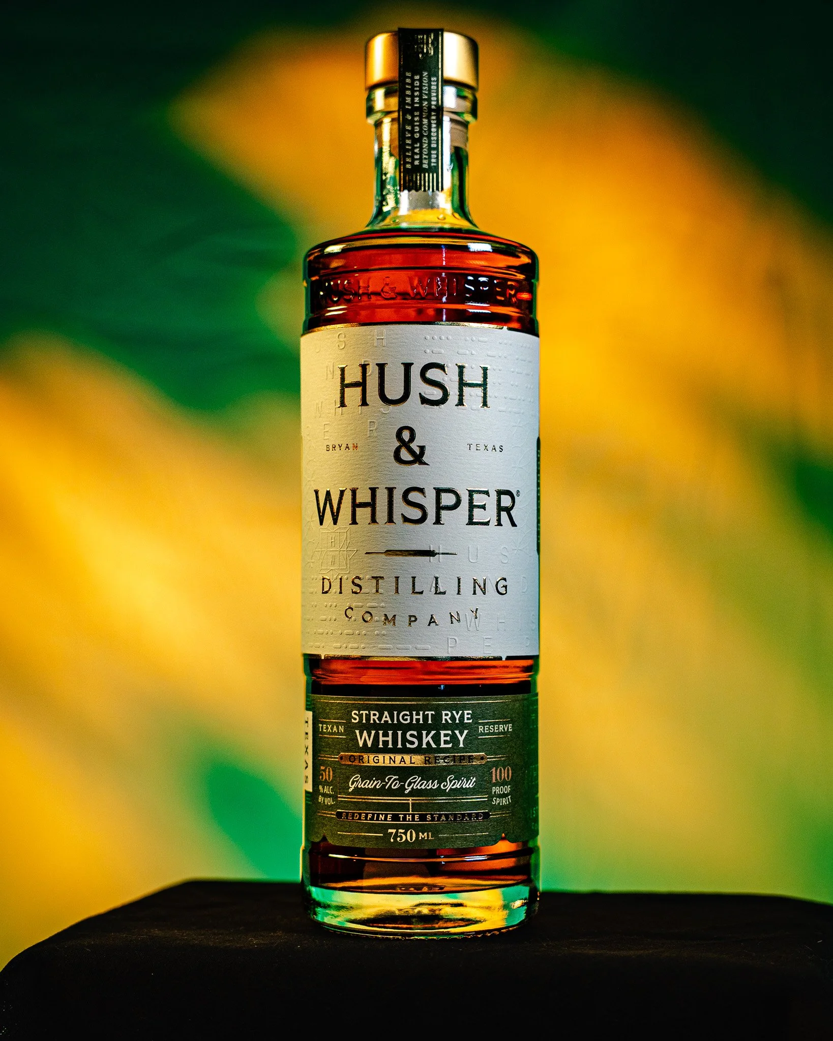 Hush & Whisper Co Rye Whiskey