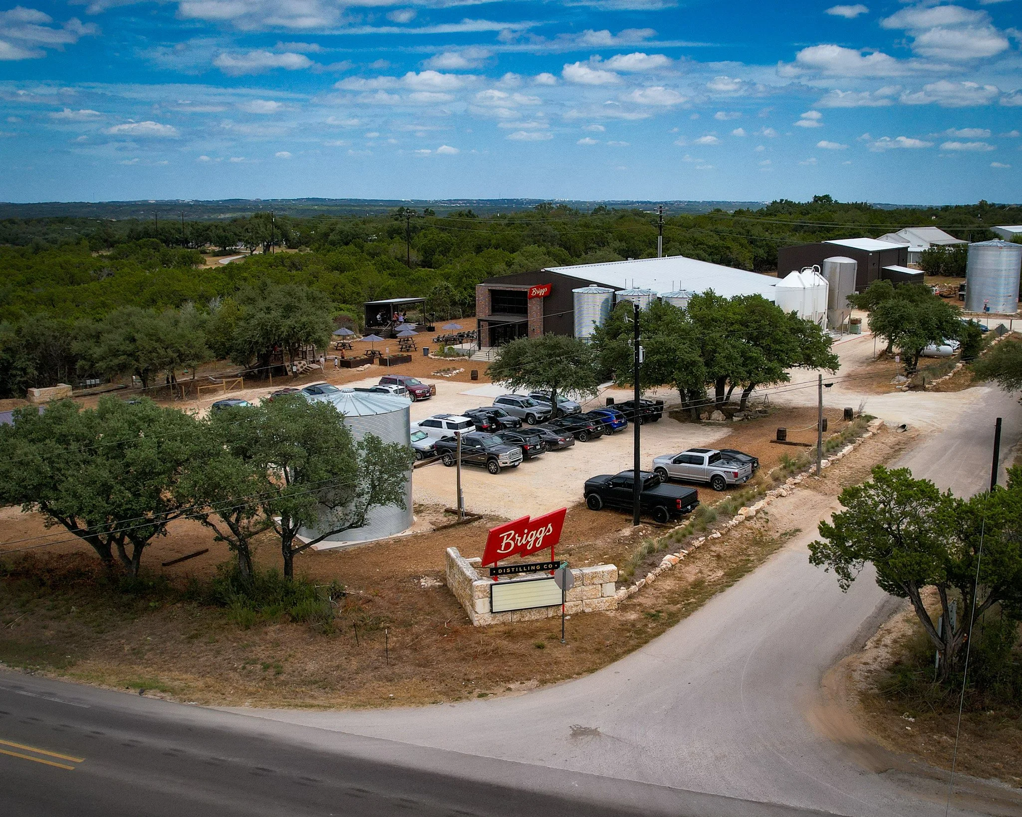 Briggs Distilling Aerial View