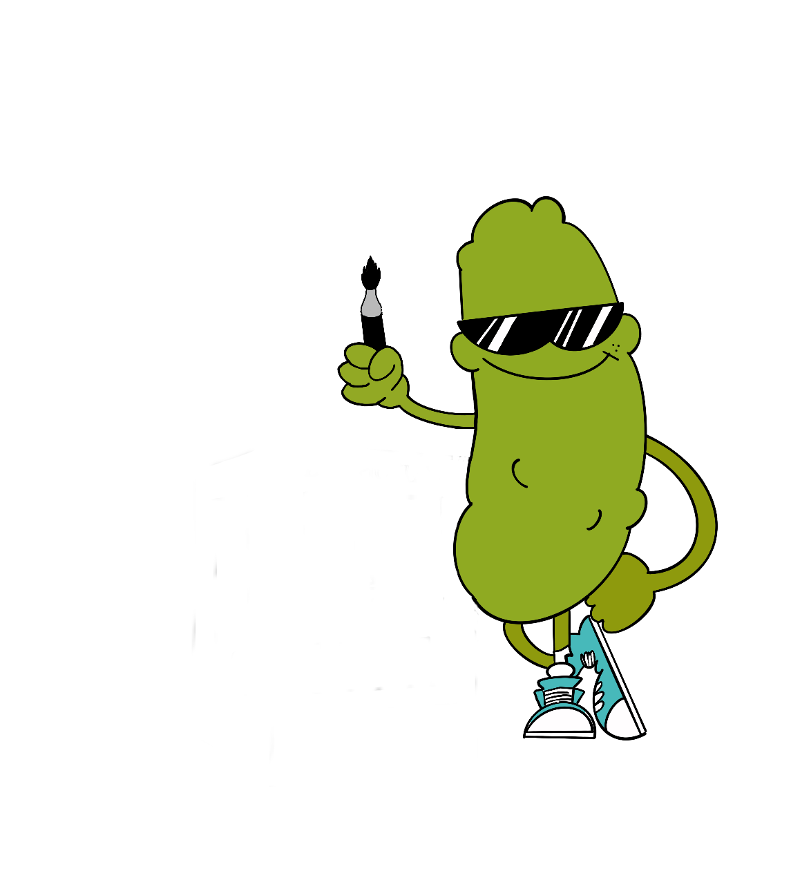 Dill Pickles Painting