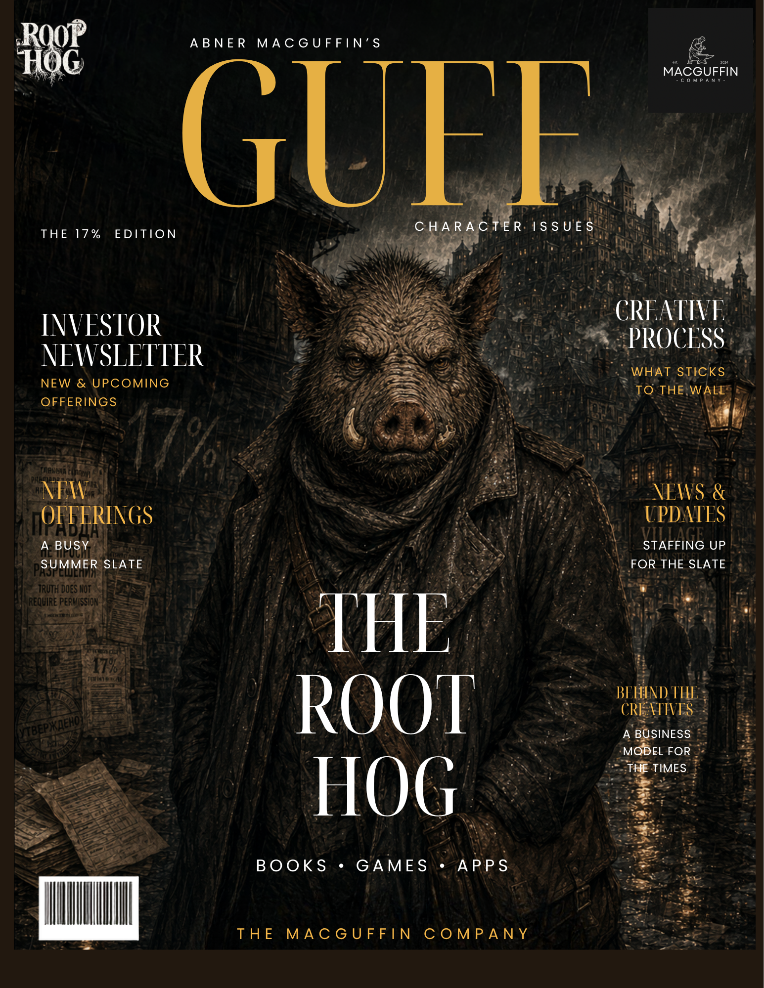 GUFF 1: The Root Hog