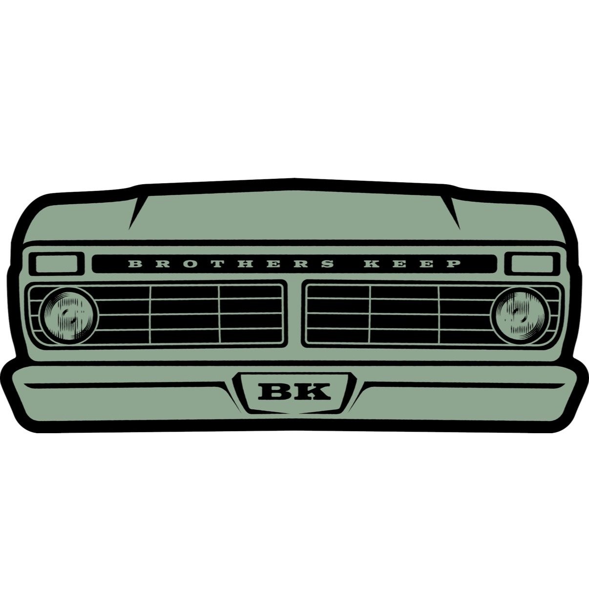 Brothers Keep 1975 Ford Pickup Sticker