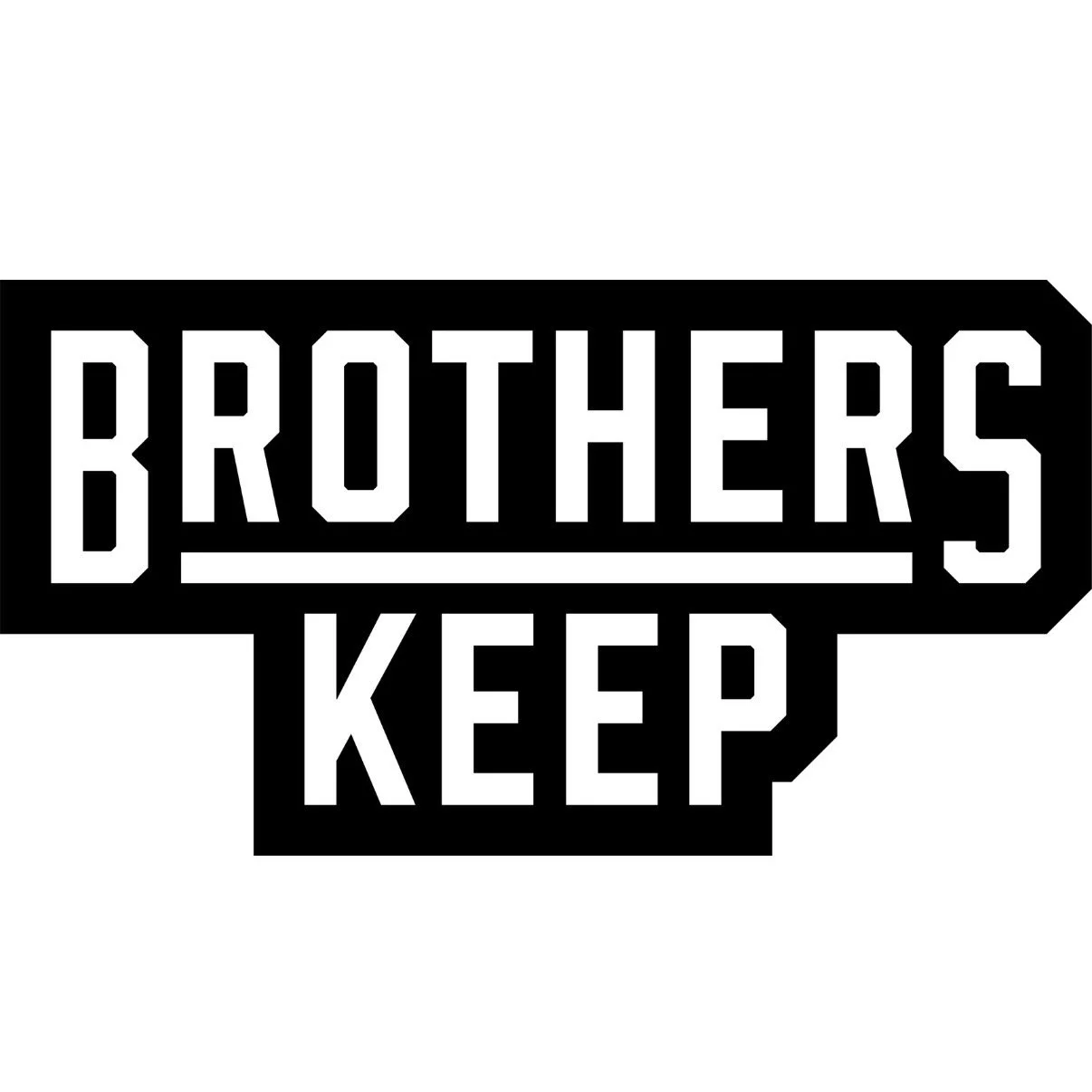 Brothers Keep Diecut Sticker