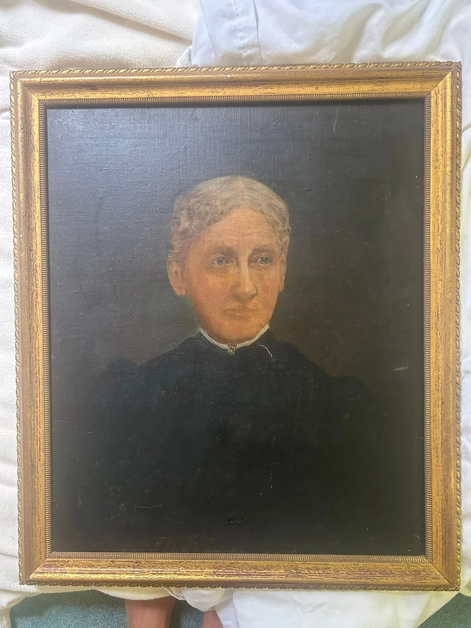 Some of you know my next poetry project concerns the Puritans. Also at my dad&rsquo;s house, I found portraits of my great, great, great grandfather and grandmother, looking quite Puritan. Crazy as it sounds, I am thinking of bringing them back to Or
