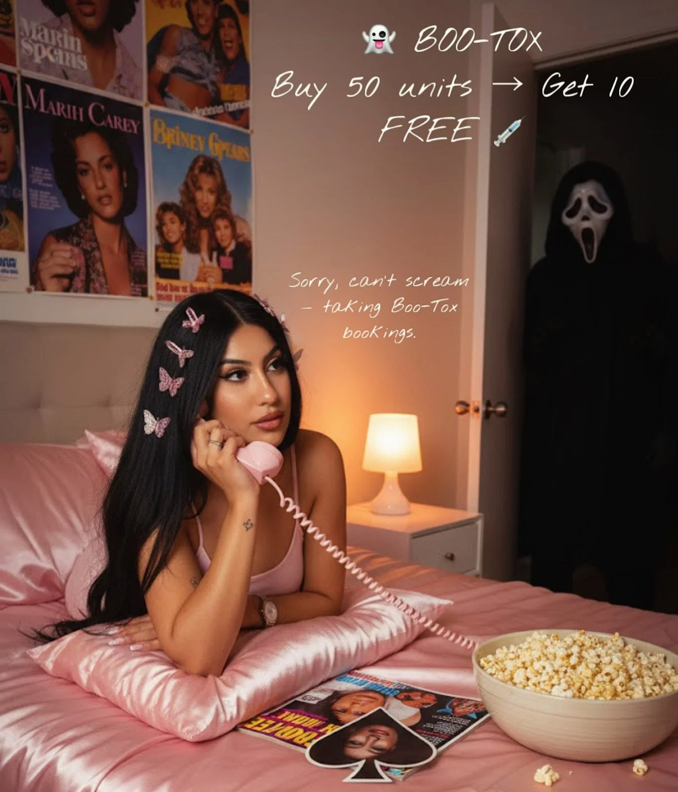 When everyone’s screaming this Halloween… make sure it’s not over forehead lines ππ
We’re officially answering all the Boo-Tox calls — smoother, snatched, and glowing through spooky season and beyond.
This October,