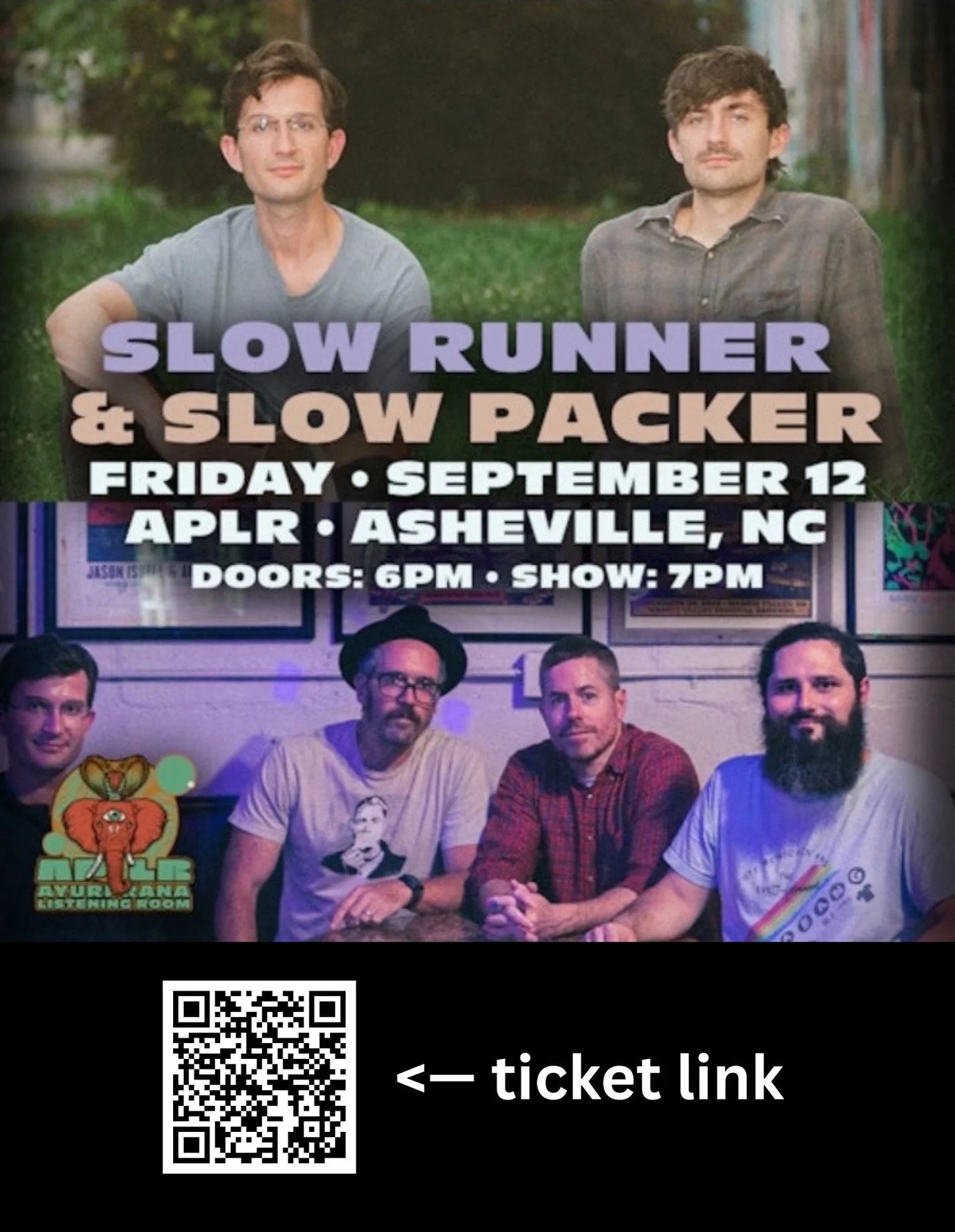 THIS FRIDAY Asheville&rsquo;s two finest piano-based Slow-named bands cross swords and attendance is MANDATORY