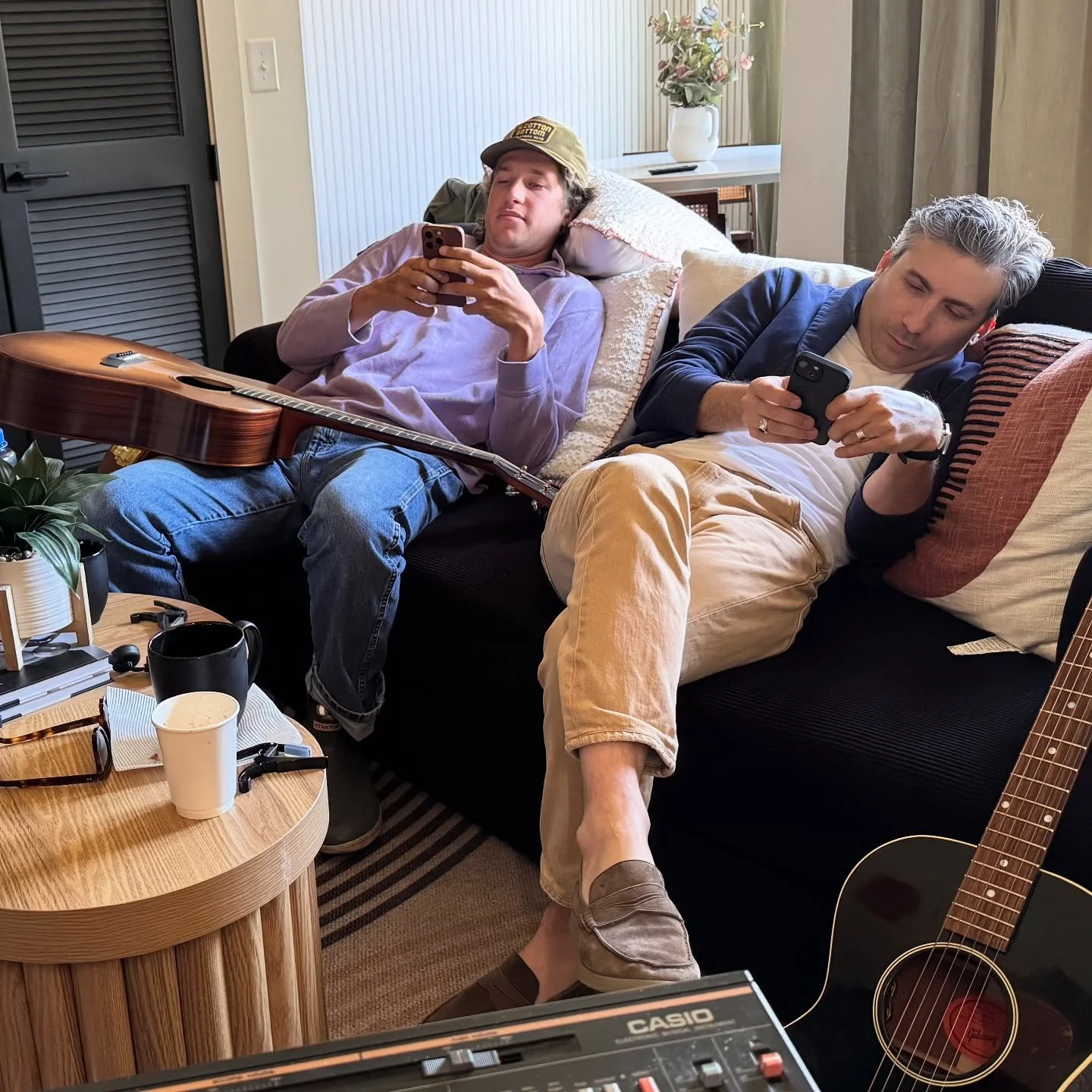 Great writing session today in Nashville w @realyoungmister @wyattpike. They are relentlessly dedicated to their craft.