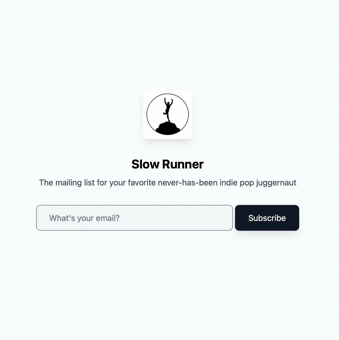 This is a screenshot of the landing page when you sign up for the mailing list. Link in bio takes you to the real thing. Sign up! Free us from the shackles of a purely social media connection.