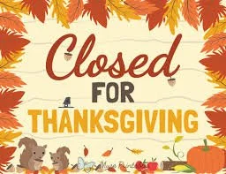 WICAA closed for Thanksgiving
