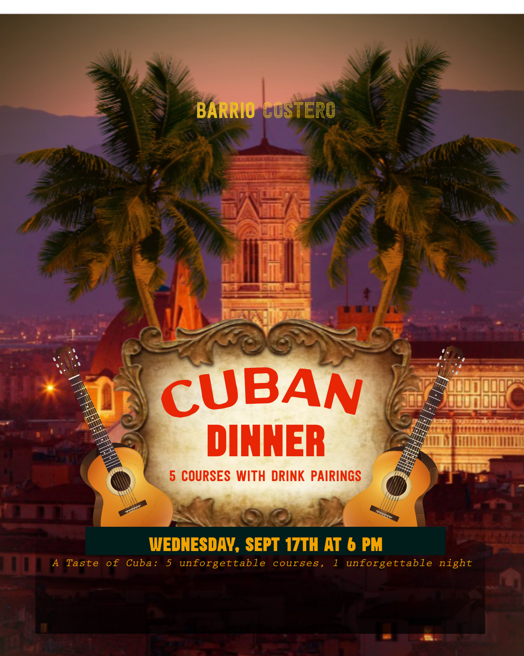 Cuban Dinner