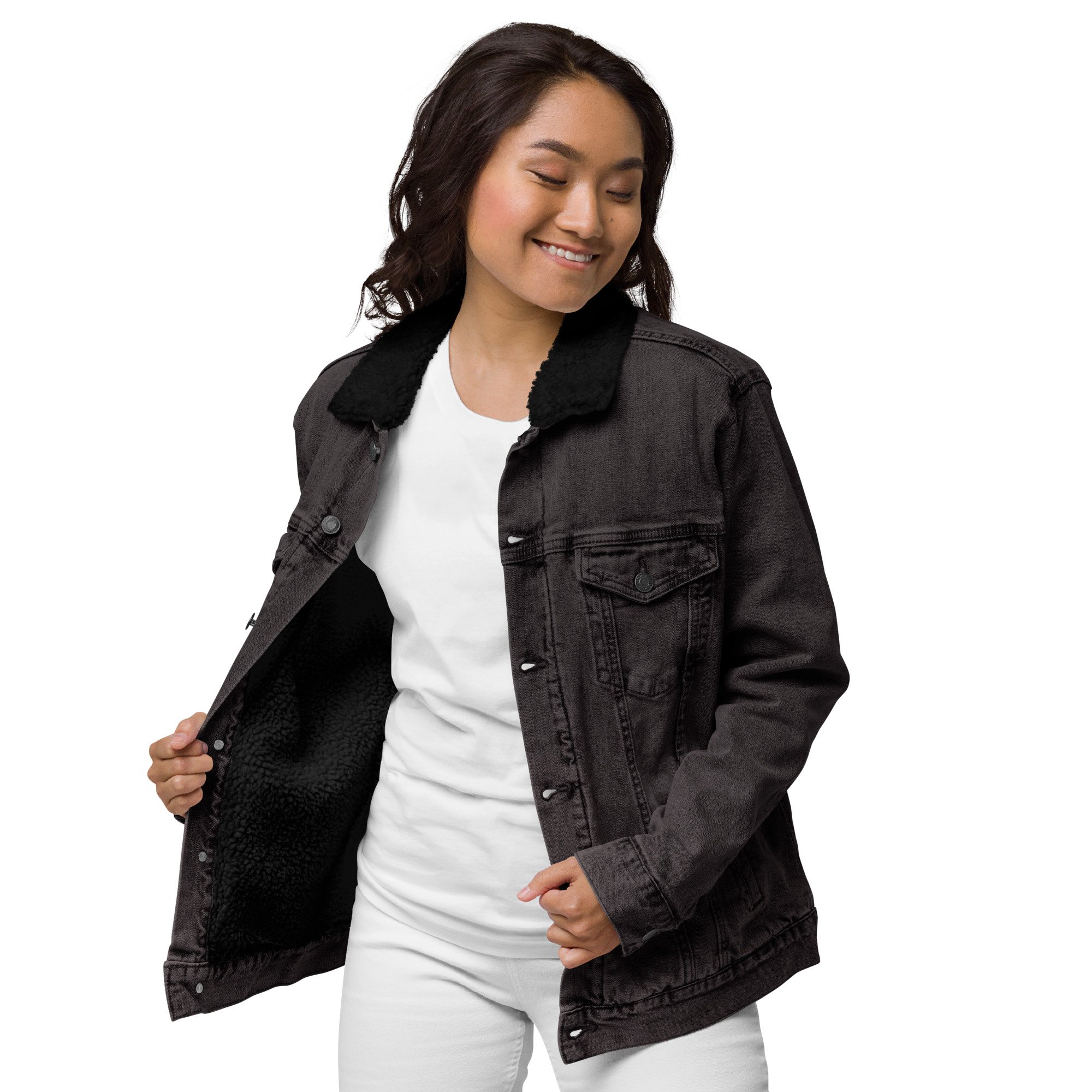 unisex-sherpa-denim-jacket-black-denim-front-65bd725a4676c.jpg