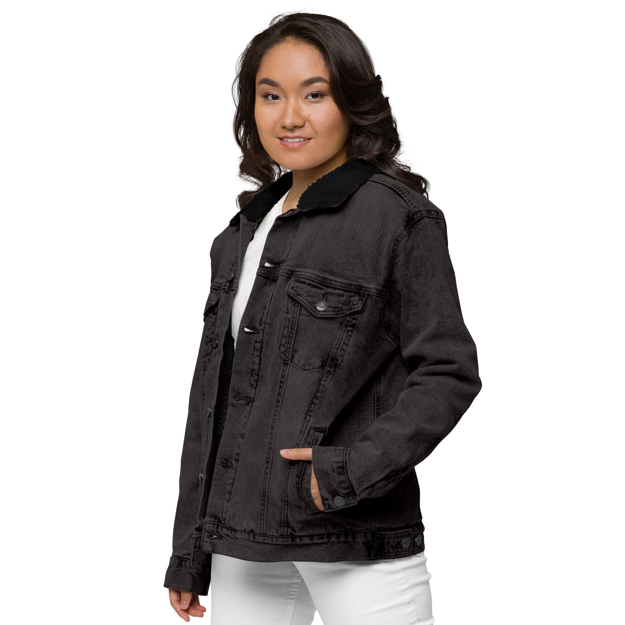 unisex-sherpa-denim-jacket-black-denim-left-front-65bd725a467ed.jpg