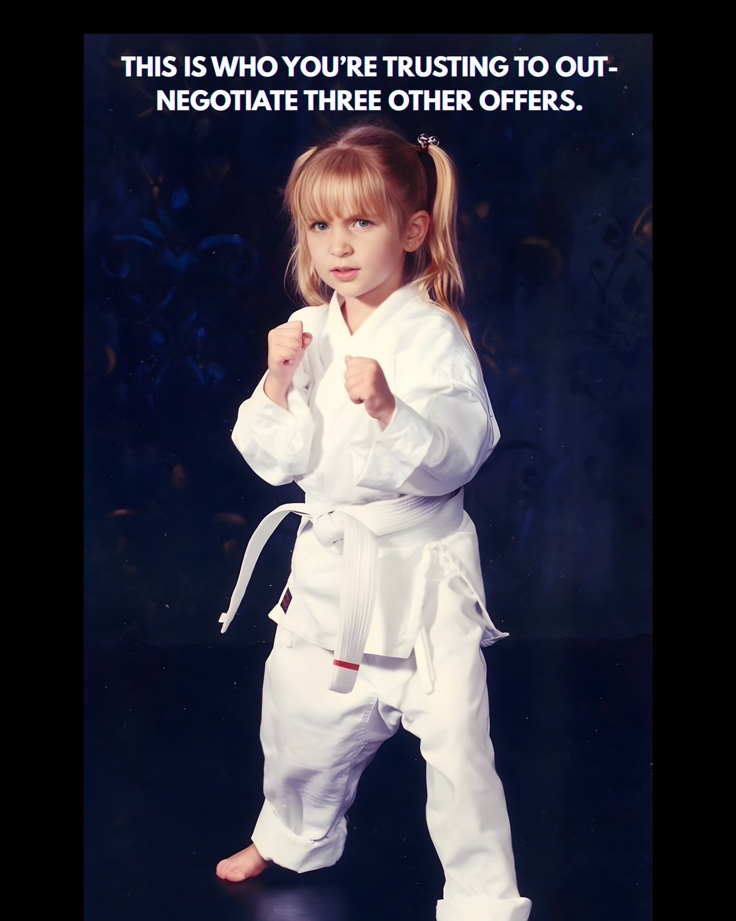 Boss Baby ➡️ Boss Lady ✔️

Plot twist: the &ldquo;decision maker&rdquo; has been negotiating since she was five.

I didn&rsquo;t wake up one day magically knowing how to structure contracts, read between the lines, or hold steady when things get tens