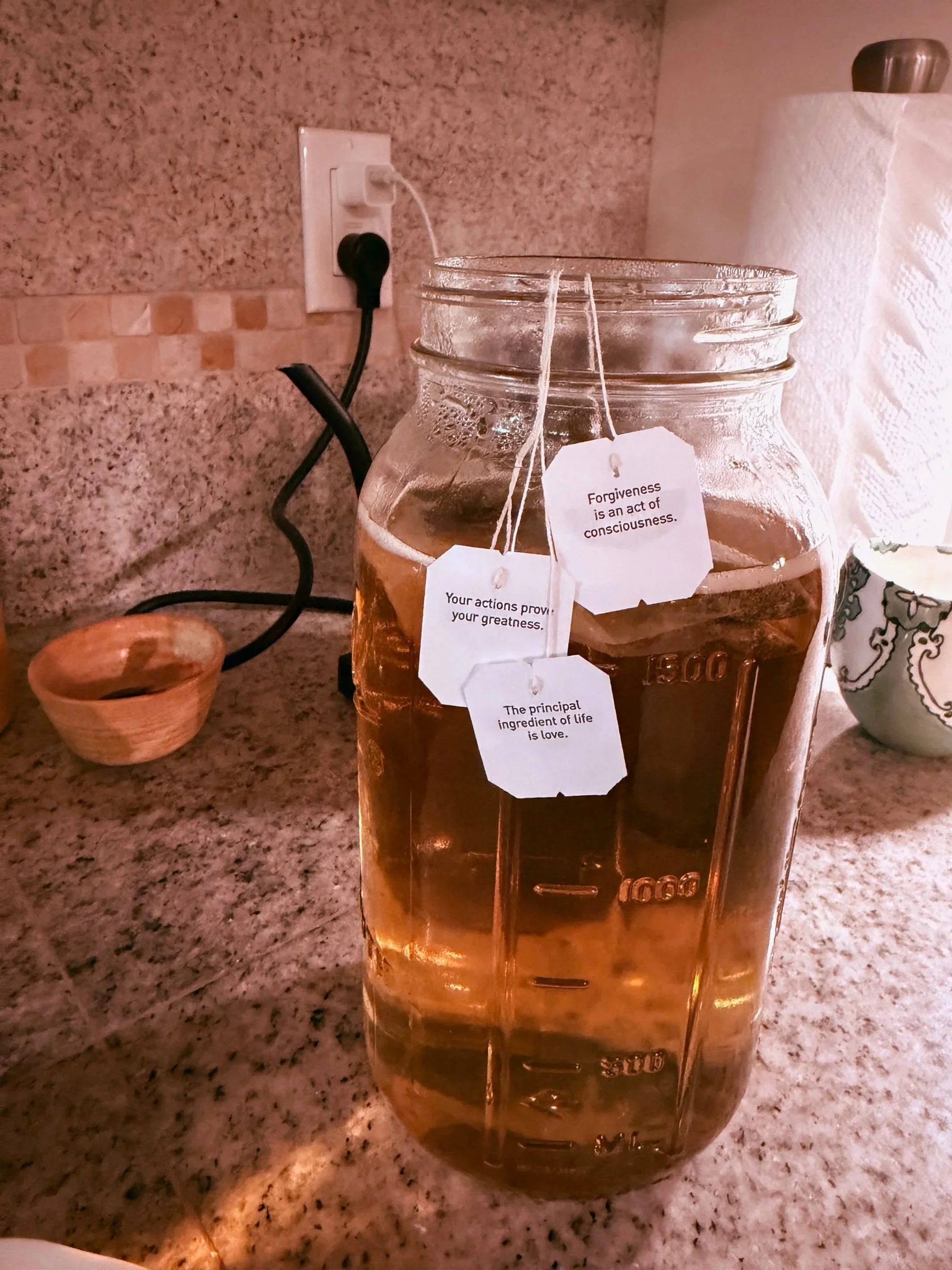 A little "tea wisdom." 