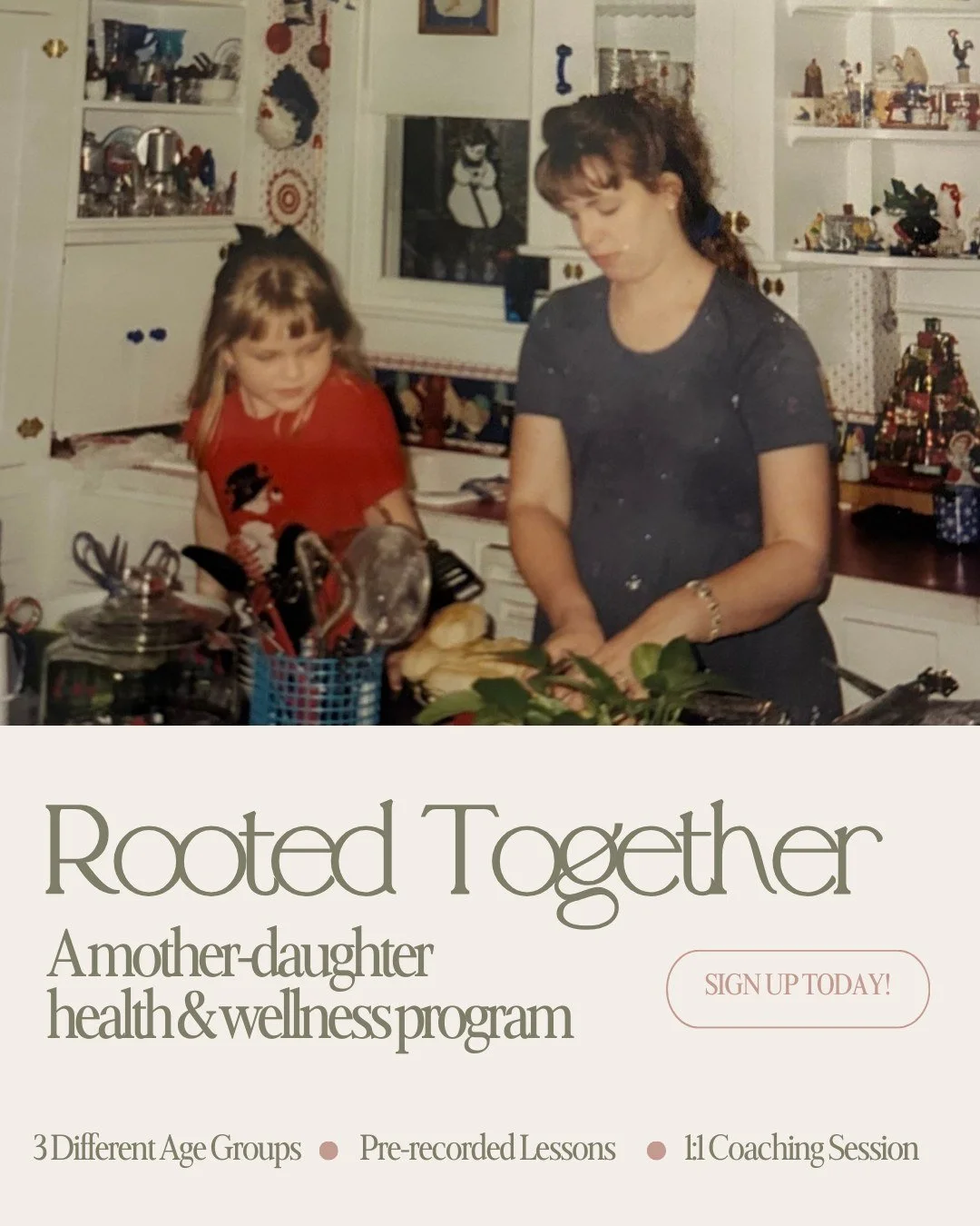 The wait is over&hellip; The Rooted Together Program is now open, and you can sign up today! 🌱

I&rsquo;ve changed things up a bit to make it even better &mdash; now you&rsquo;ll get:
✨ Pre-recorded videos over each of the six pillars
✨ Three differ