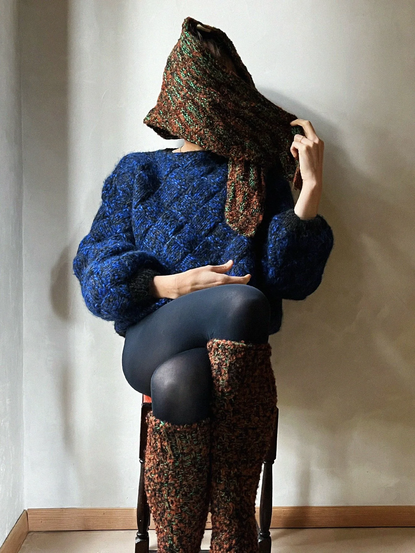 Soft Shape Scarf- Forest Floor