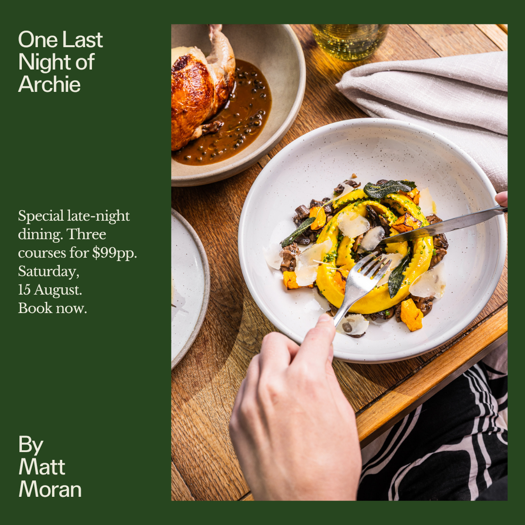 Last Chance to Experience Archie + Dinner at Crafted