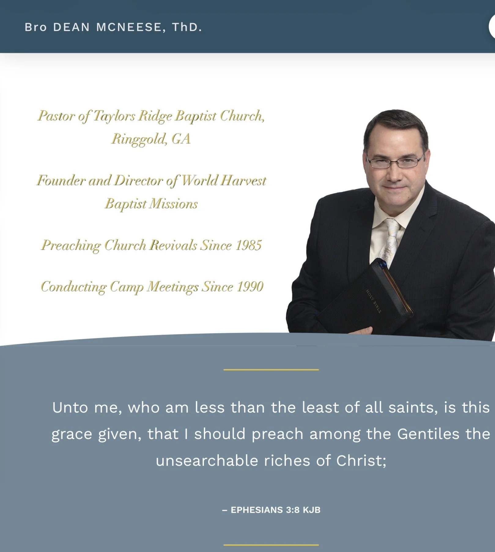 Revival with Bro Dean McNeese