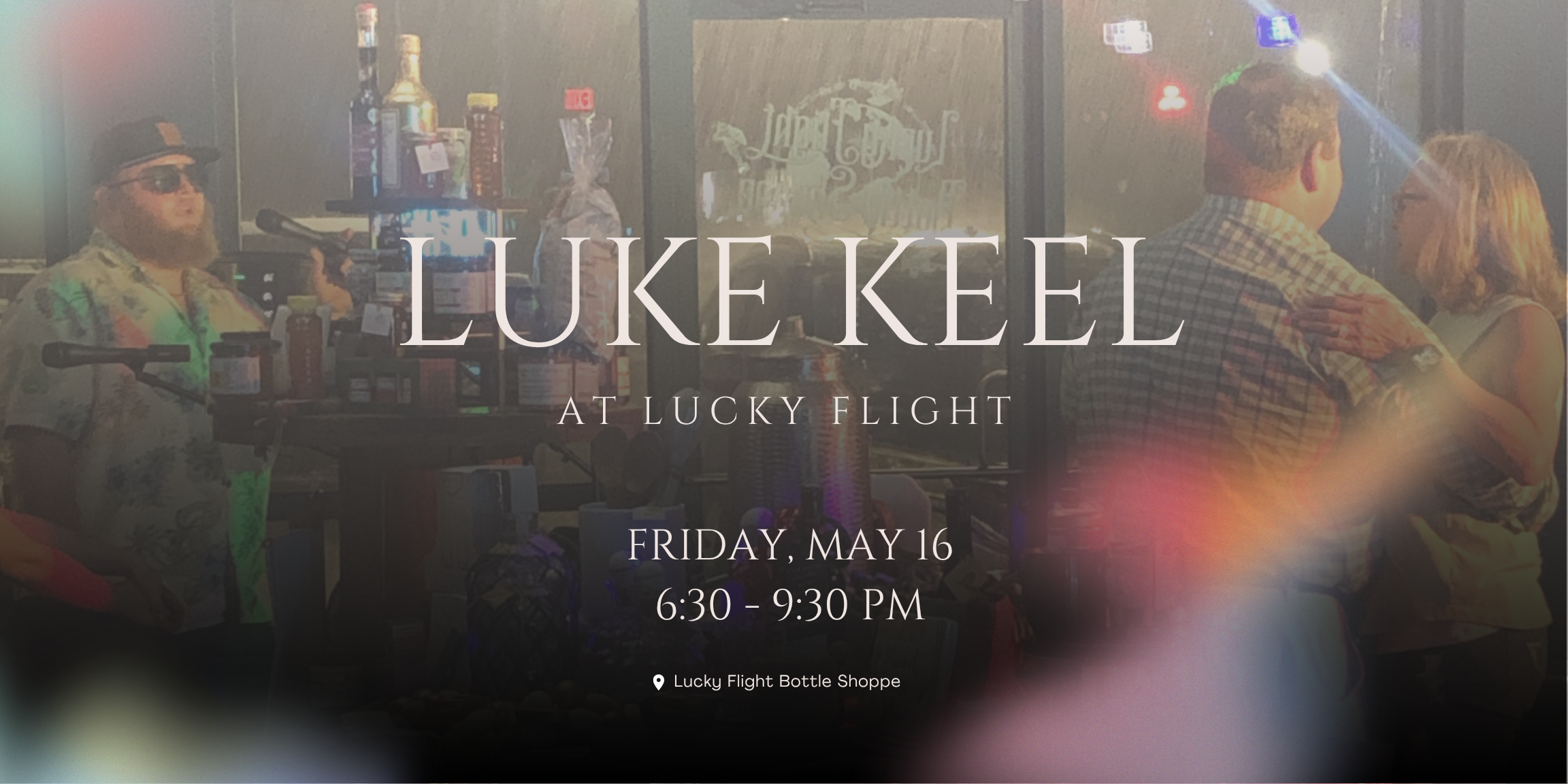 Luke Keel Playing at Lucky Flight