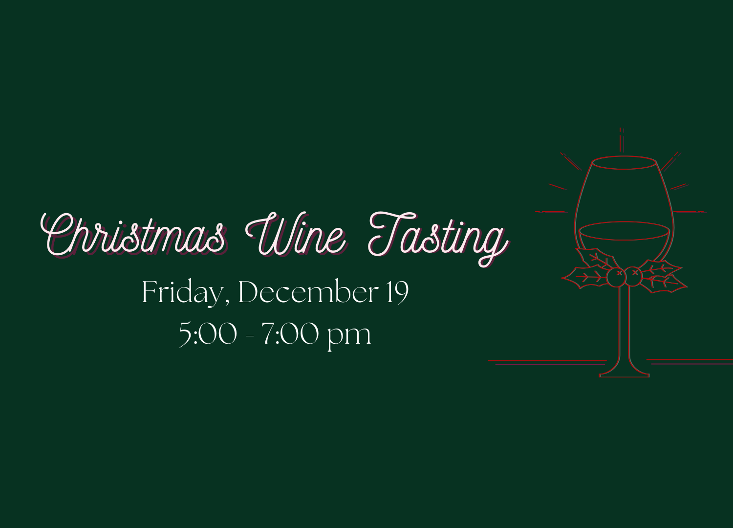 Christmas Wine Tasting