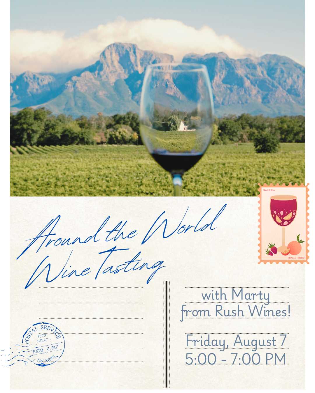 Around the World Wine Tasting