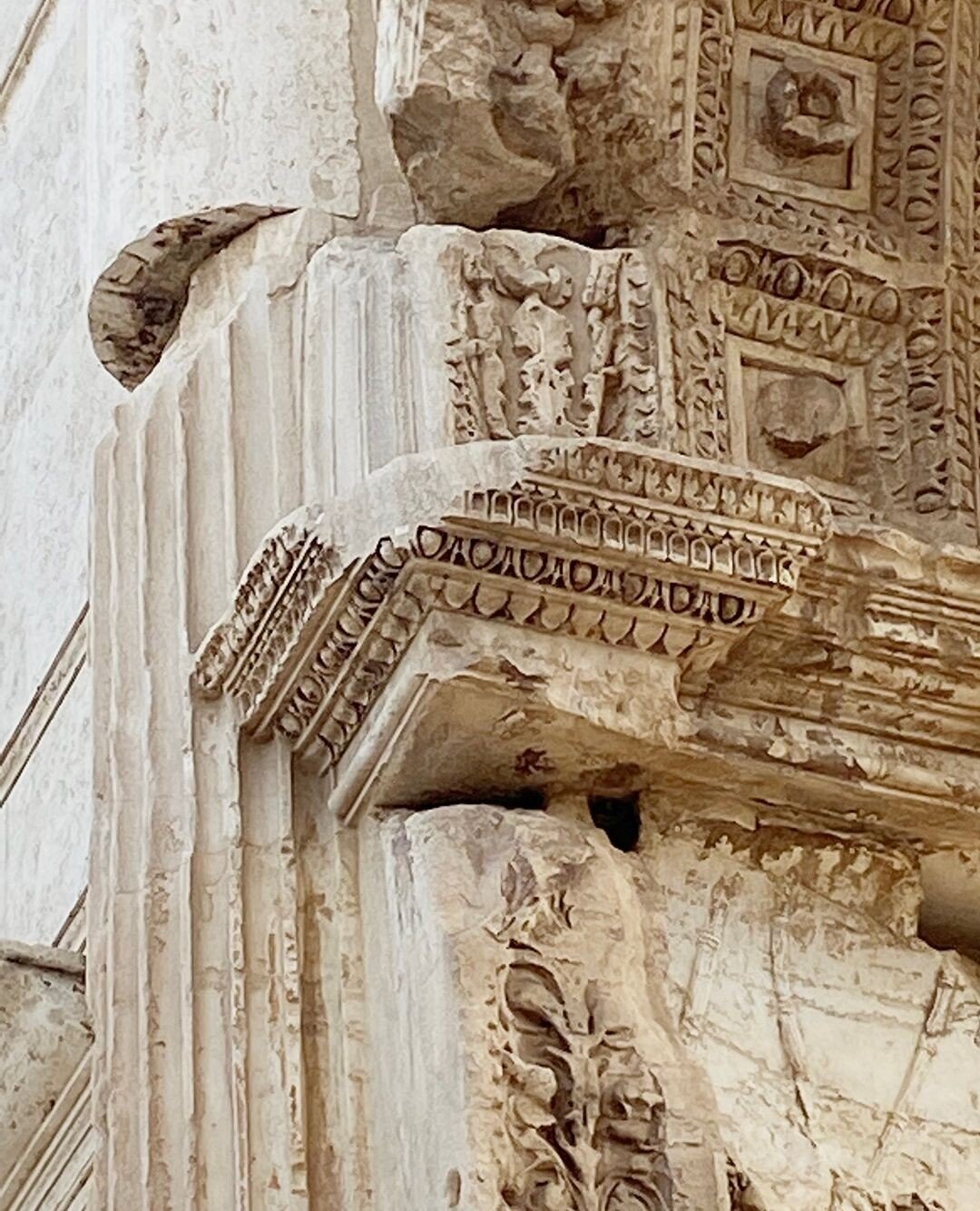 Travel is one of my favourite ways to find inspiration. I'm currently working on some custom moulding details for a new project and pulled up this photo of ancient ruins from a trip to Rome. It boggles my mind that we still keep going back to these s