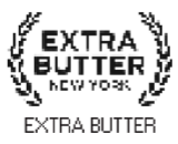 Extra Butter New York logo with text