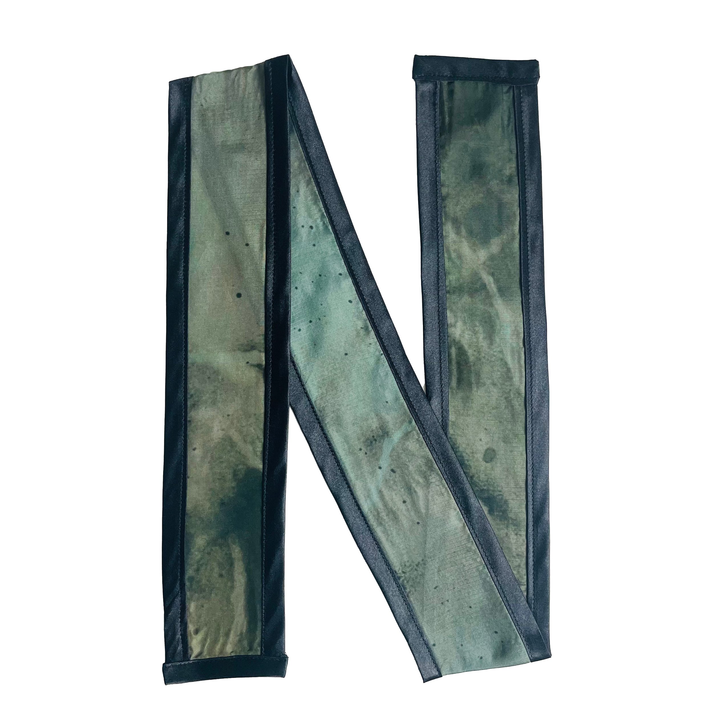 ANAPIEL PRINT SILK KNOT SCARF 000160