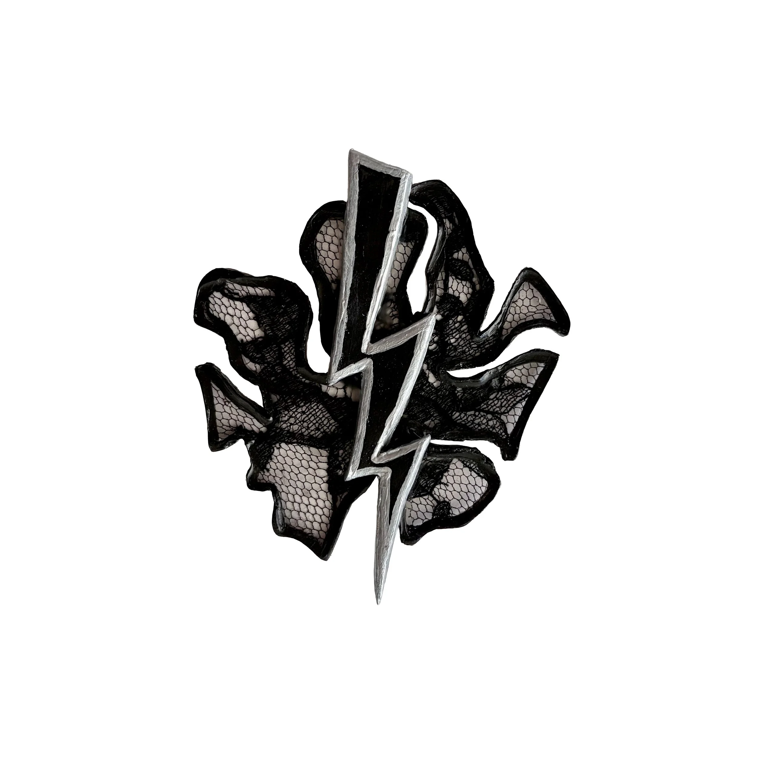 LIMITED EDITION LACE ROSE BOLT PIN 000317