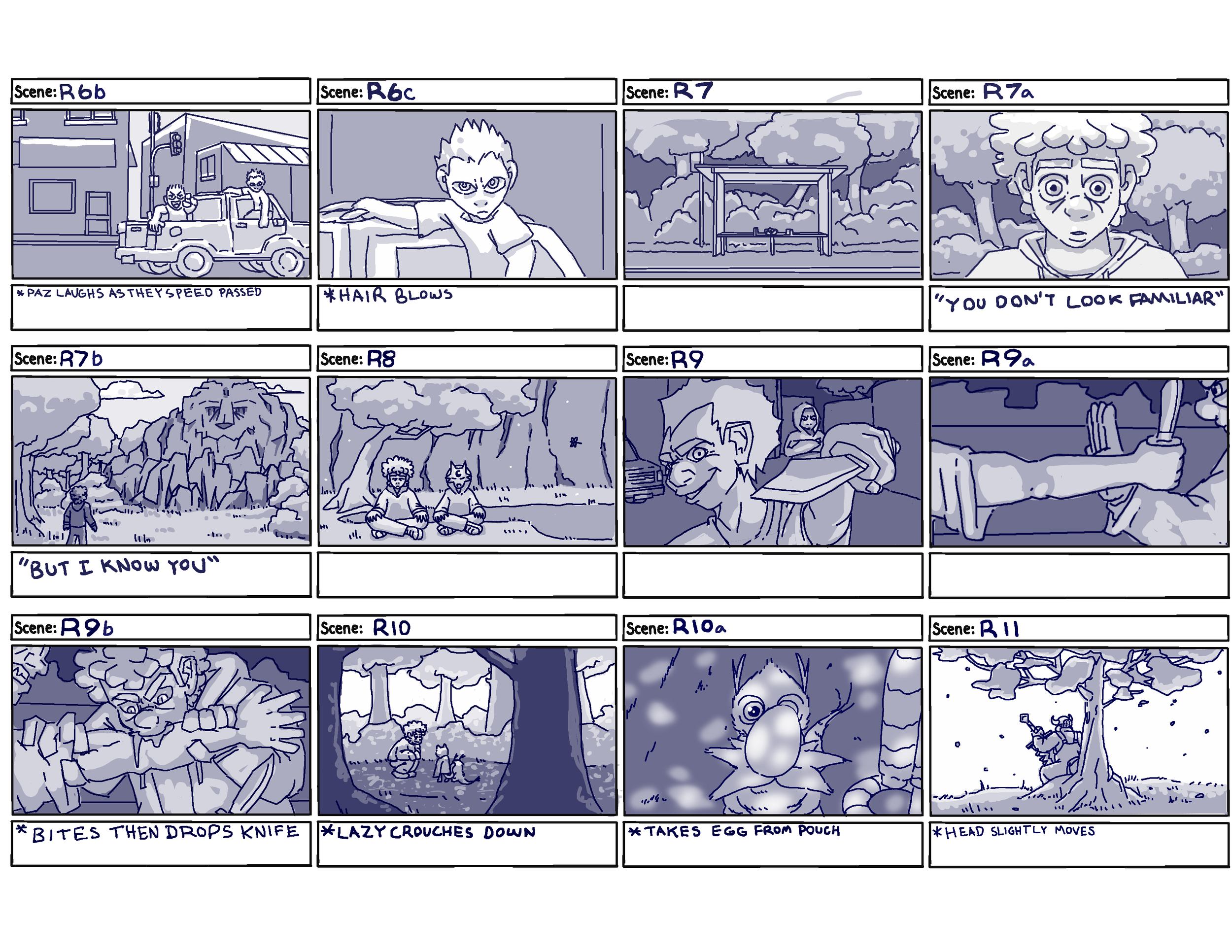 Lazarus: Rusty Storyboard 2