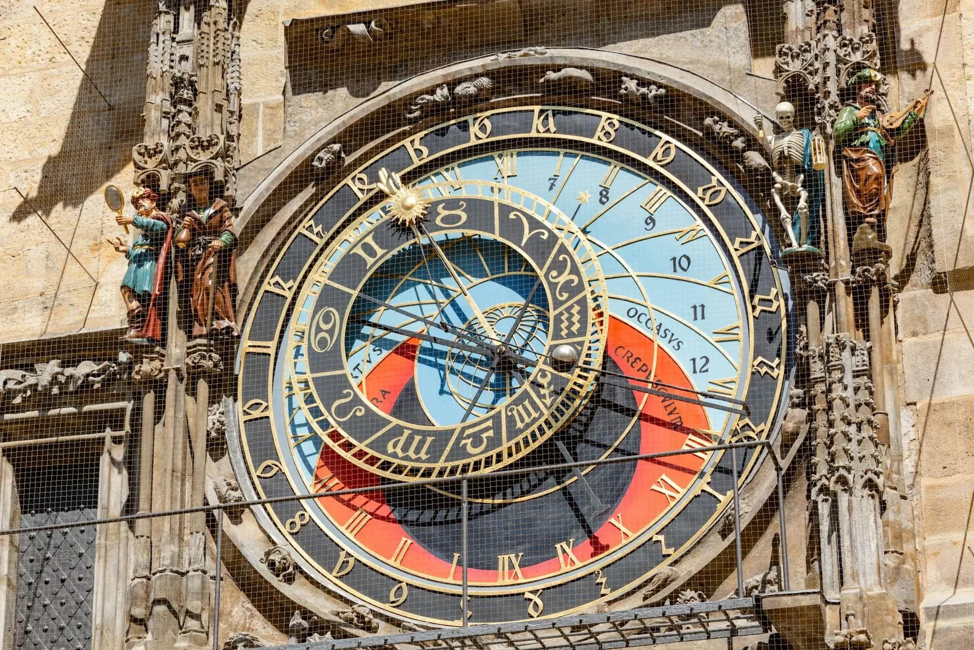 The Astronomical Clock in Old Town Square in Prague