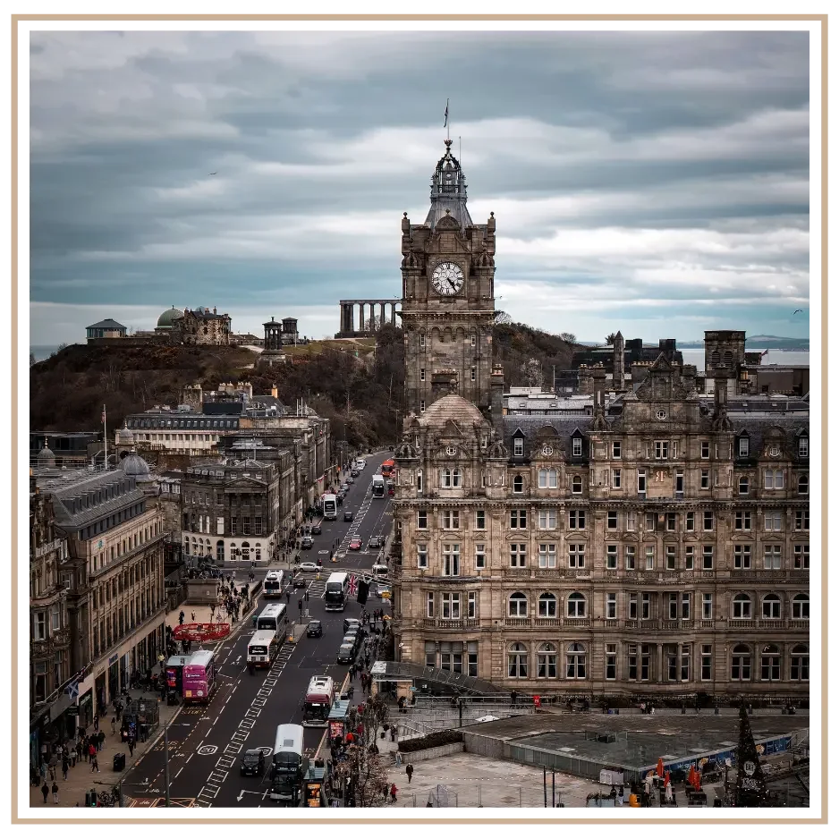 Explore the timeless architecture and historic charm of Edinburgh. Mindset Travel curates custom Scottish itineraries with central stays and expert private touring.