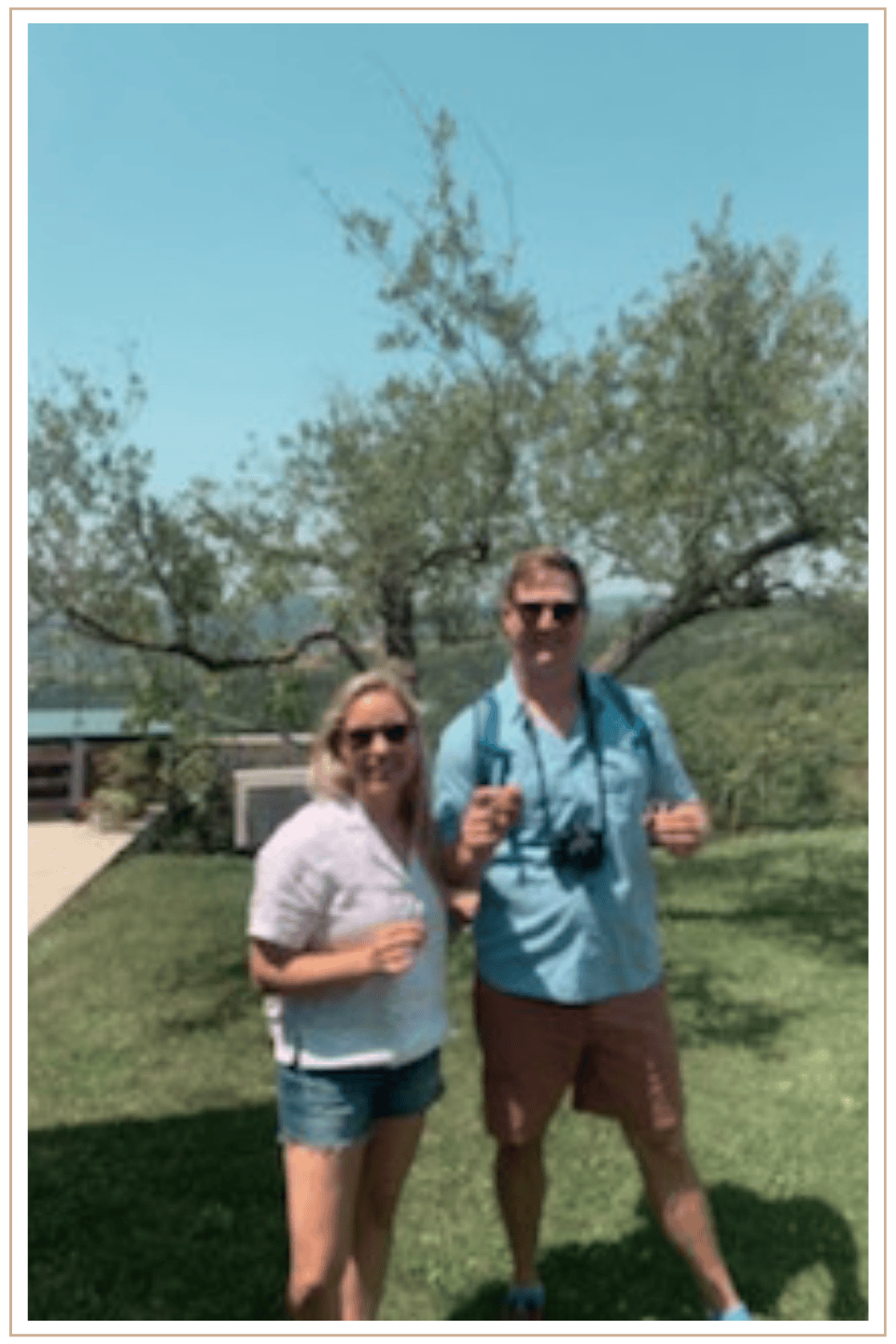 Lindsey & Joseph Tingen mushroom hunting in the Istrian Peninsula of Croatia.